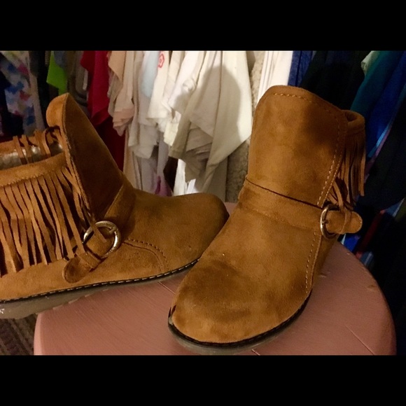 Seventh Avenue Suede Boots Size 9 1/2 Wide - Picture 2 of 5